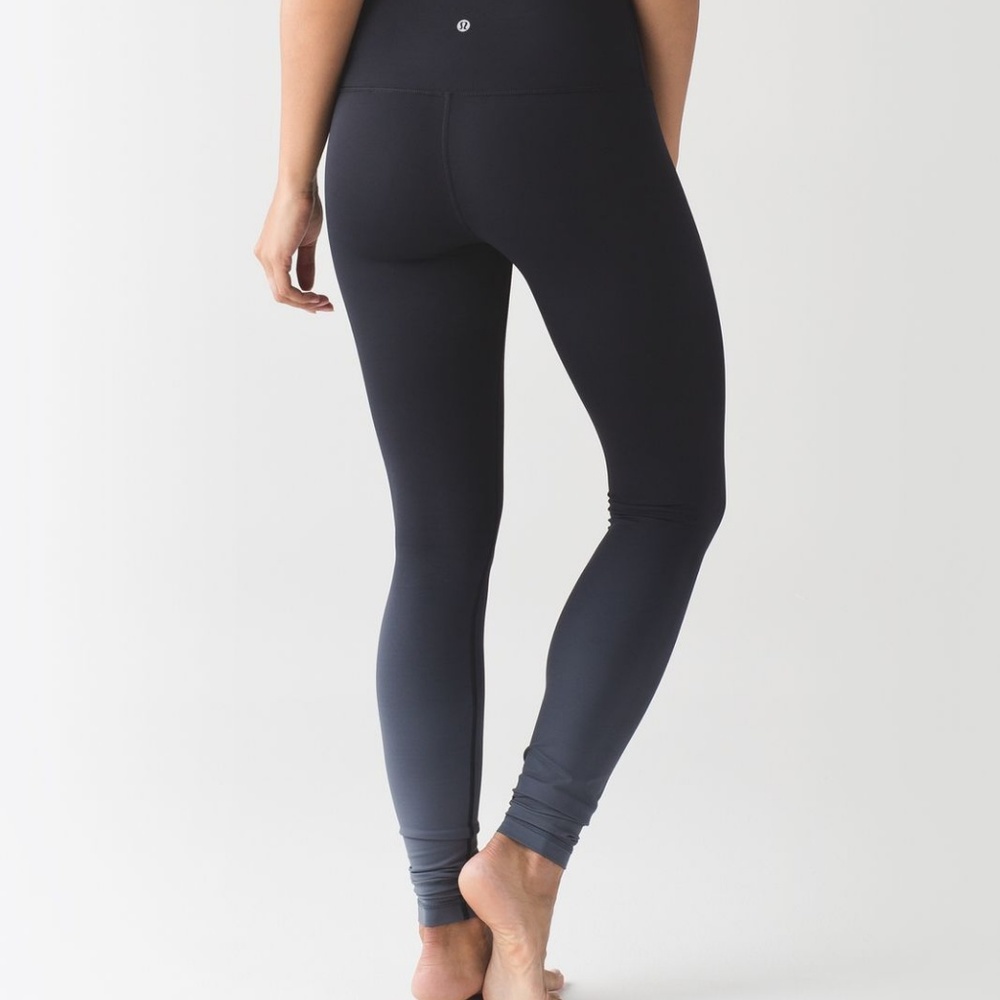 Lululemon LONG 32" Wunder Under Blk Ombre - Picture 2 of 8